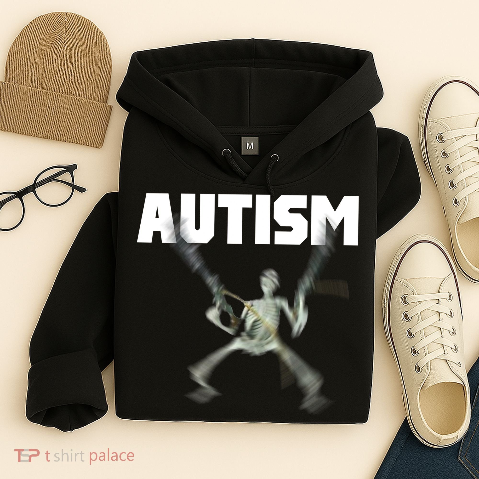 Autism Skeleton Meme Hoodie
