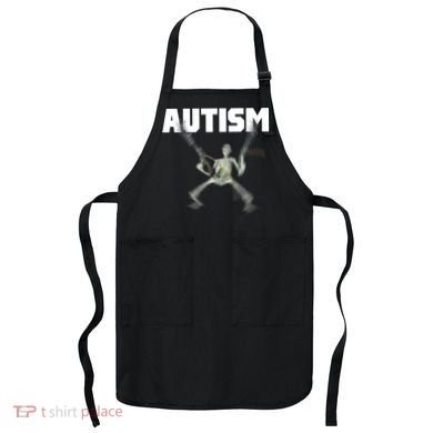 Autism Skeleton Meme Apron