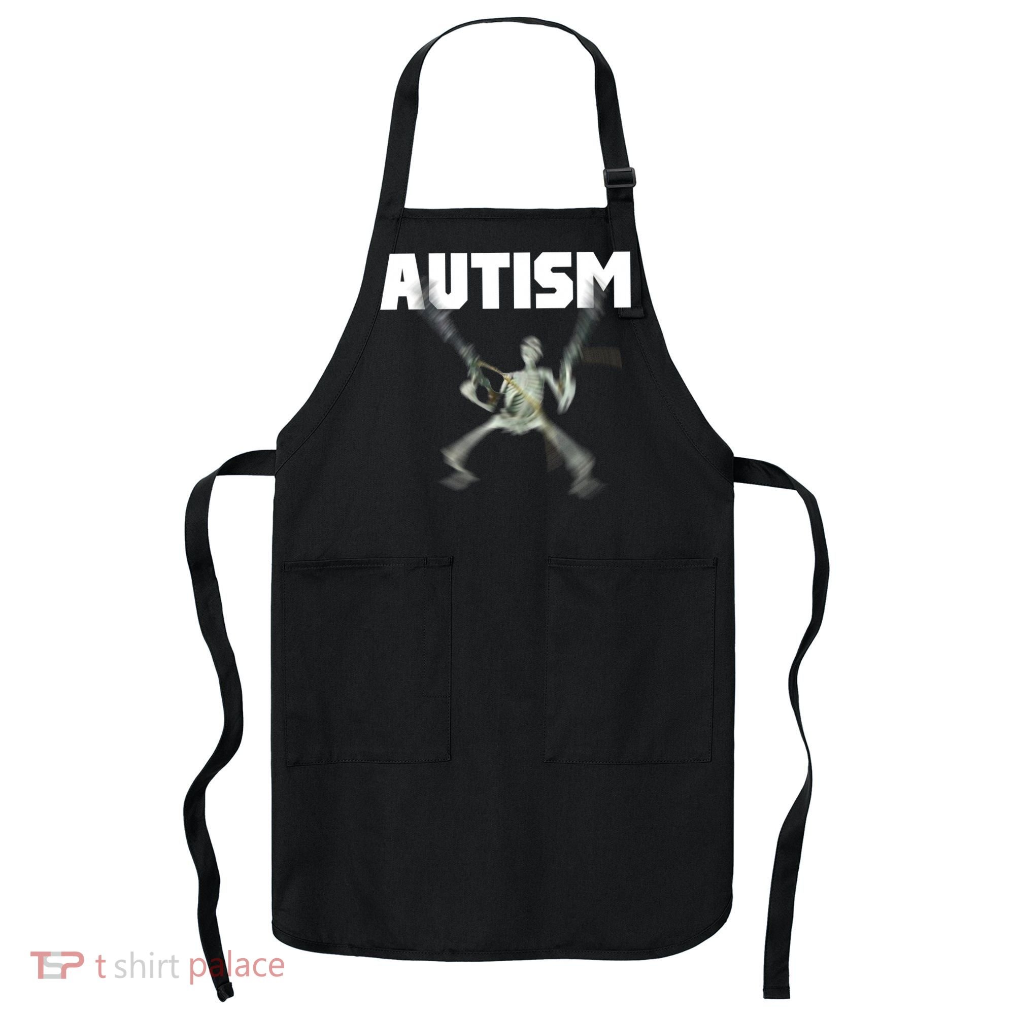 Autism Skeleton Meme Apron