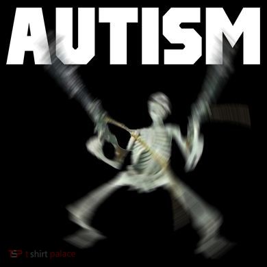 Autism Skeleton Meme Button