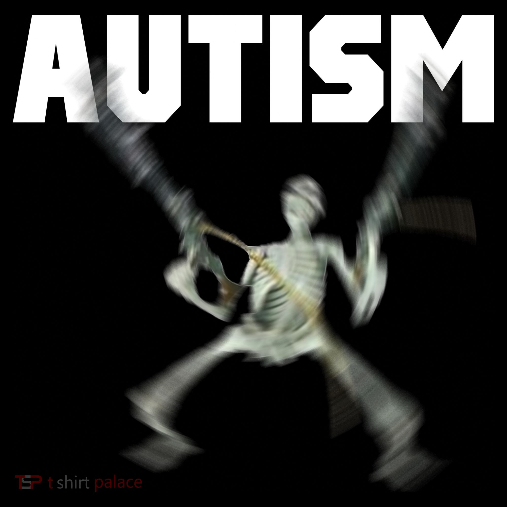 Autism Skeleton Meme Button