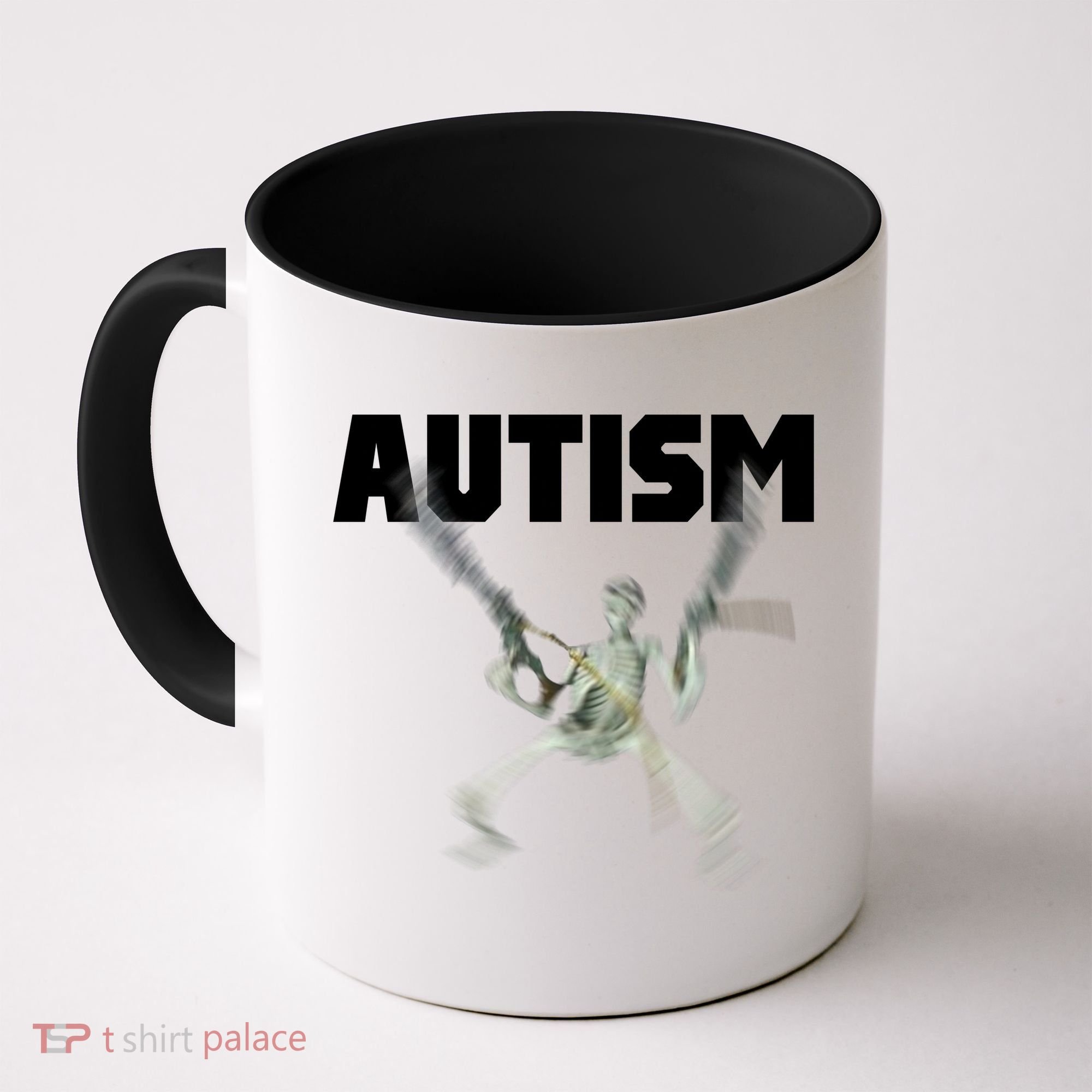 Autism Skeleton Meme Coffee Mug