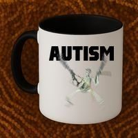 Autism Skeleton Meme Coffee Mug thumb 2