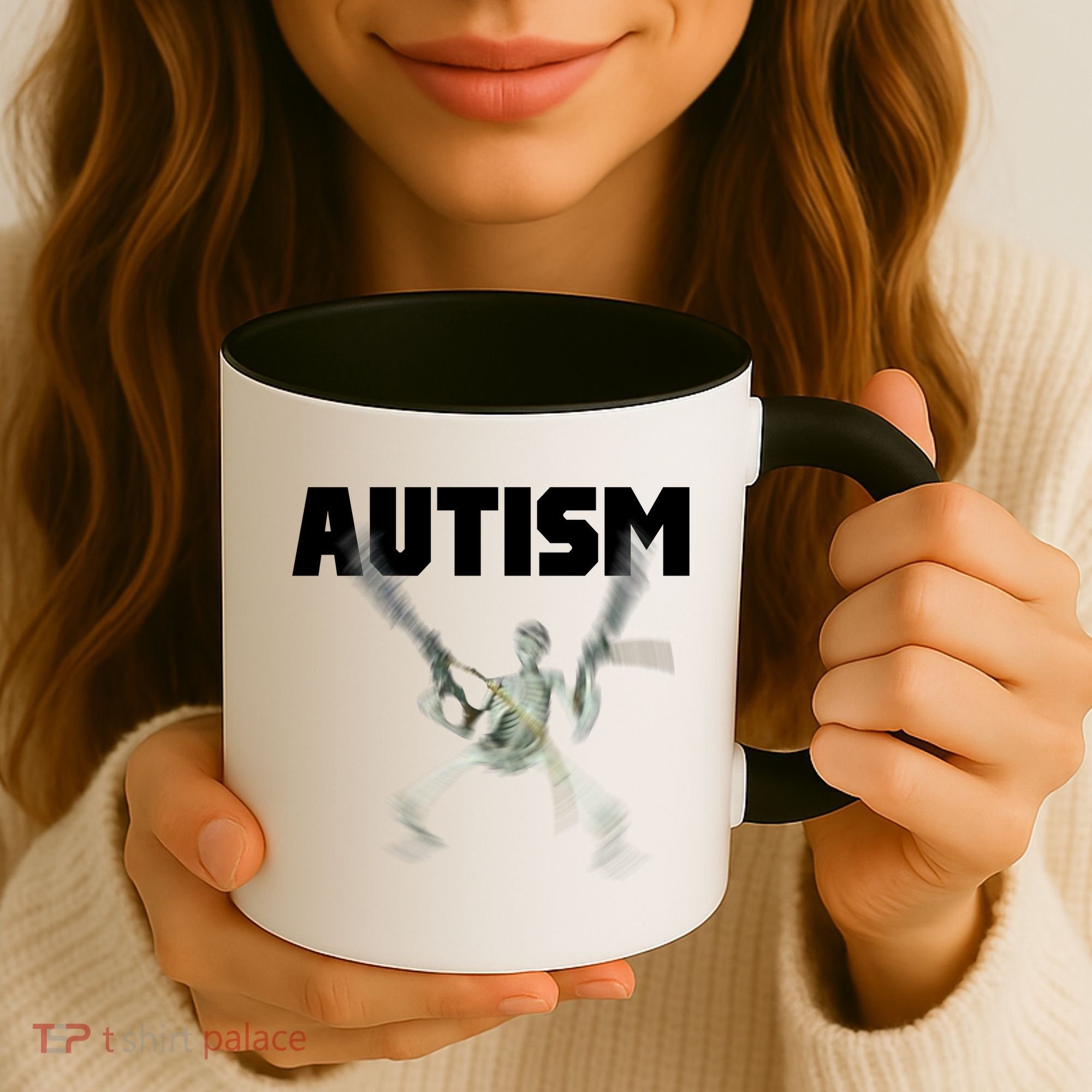 Autism Skeleton Meme Coffee Mug