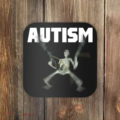 Autism Skeleton Meme Coaster