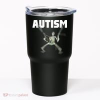 Autism Skeleton Meme Tumbler thumb 0