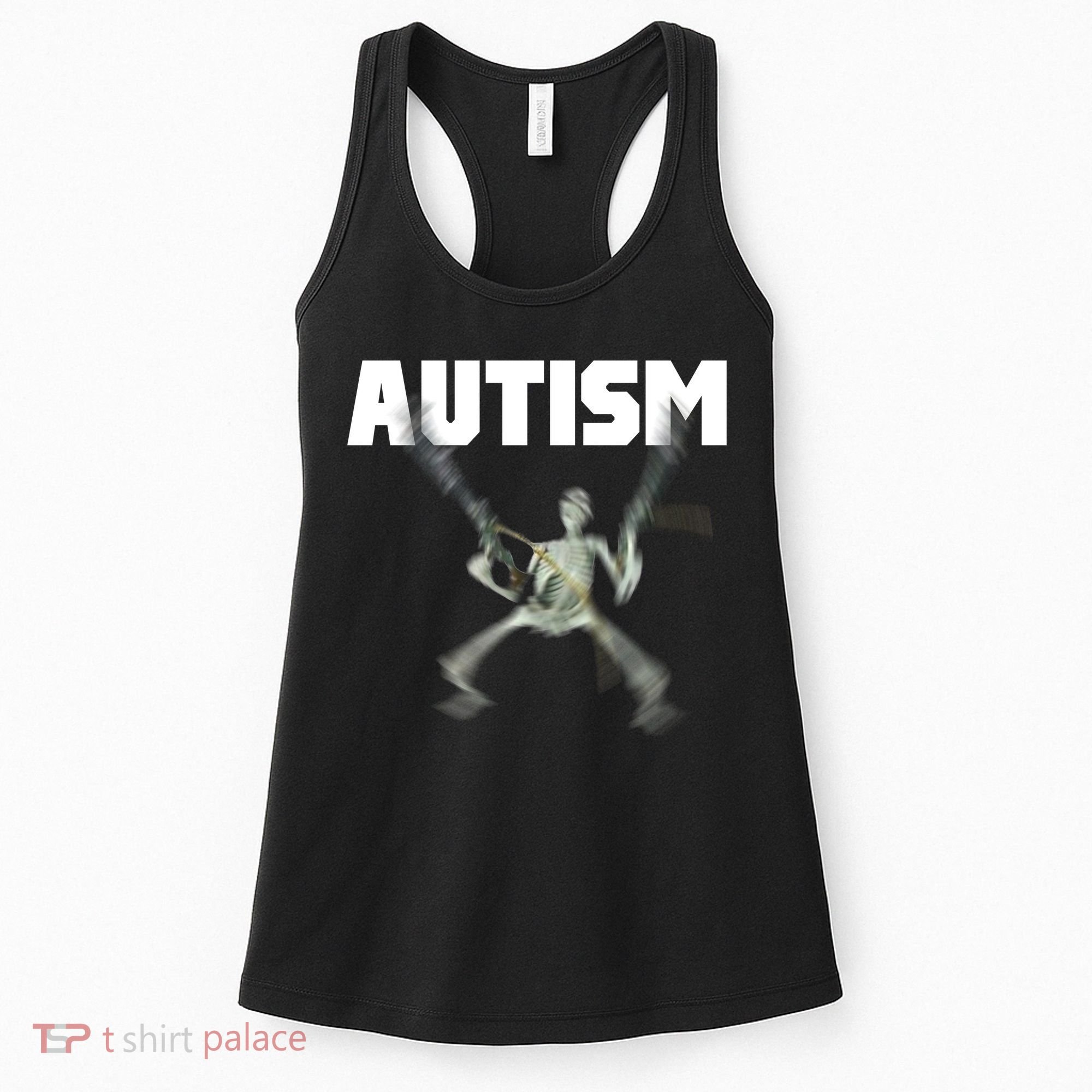 Autism Skeleton Meme Women's Tank Top