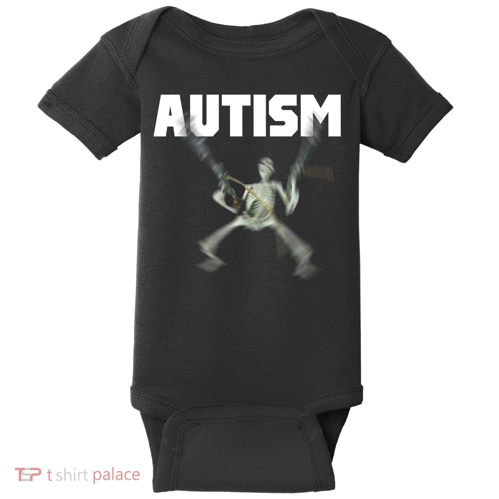 Autism Skeleton Meme Baby Bodysuit