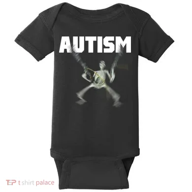Autism Skeleton Meme Baby Bodysuit