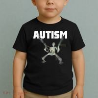 Autism Skeleton Meme Toddler T-Shirt thumb 2