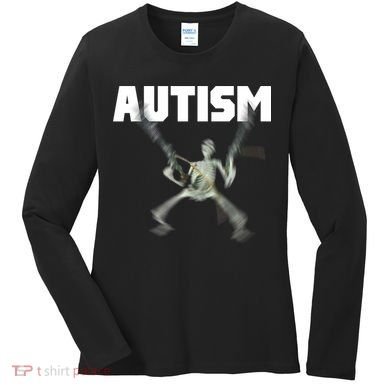 Autism Skeleton Meme Women's Long Sleeve Shirt