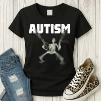 Autism Skeleton Meme Women's T-Shirt thumb 3
