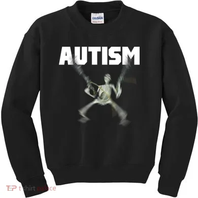 Autism Skeleton Meme Kids Sweatshirt