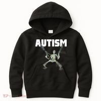 Autism Skeleton Meme Kids Hoodie thumb 0