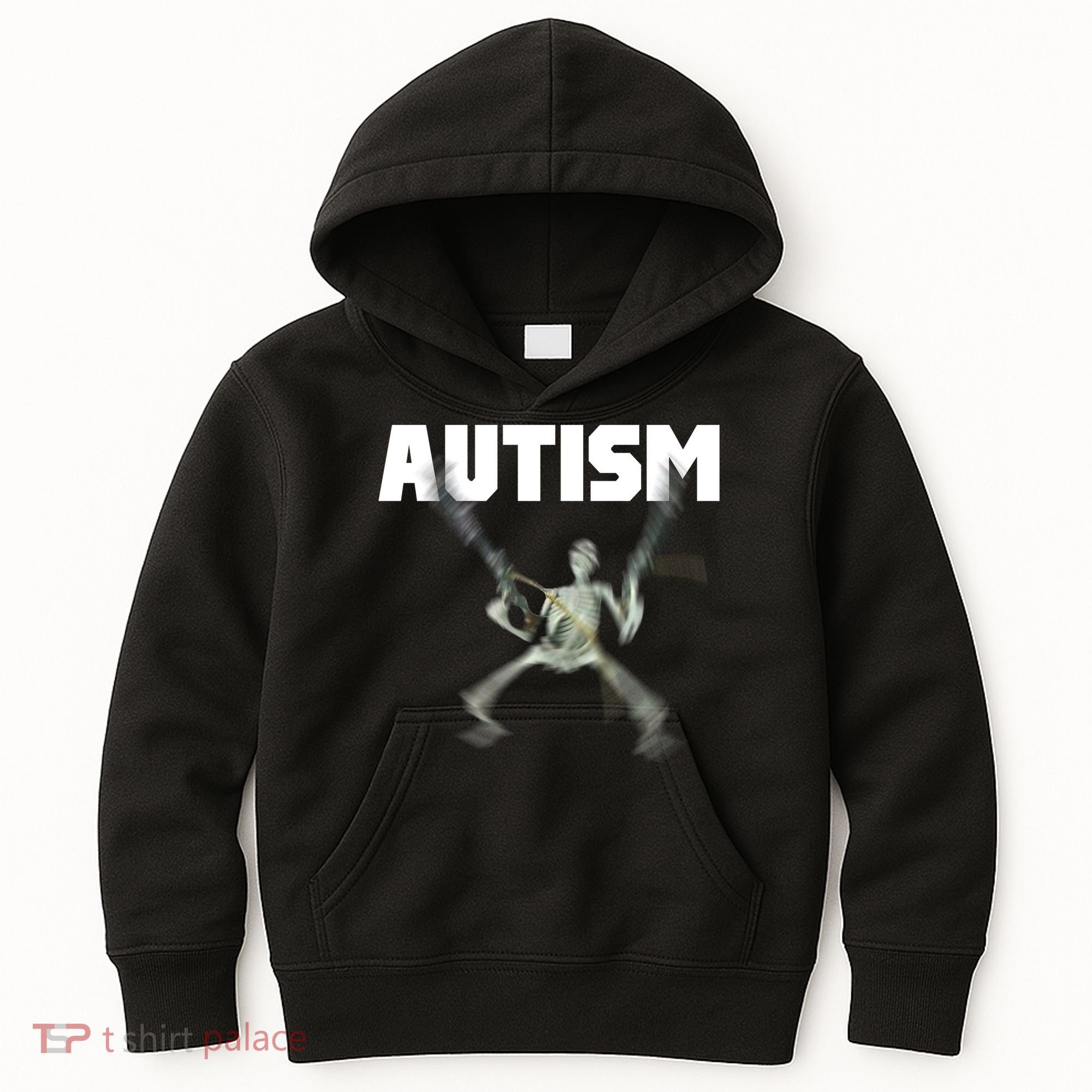 Autism Skeleton Meme Kids Hoodie