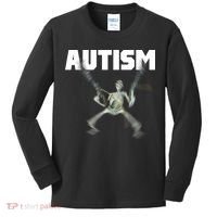 Autism Skeleton Meme Kids Long Sleeve Shirt thumb 0
