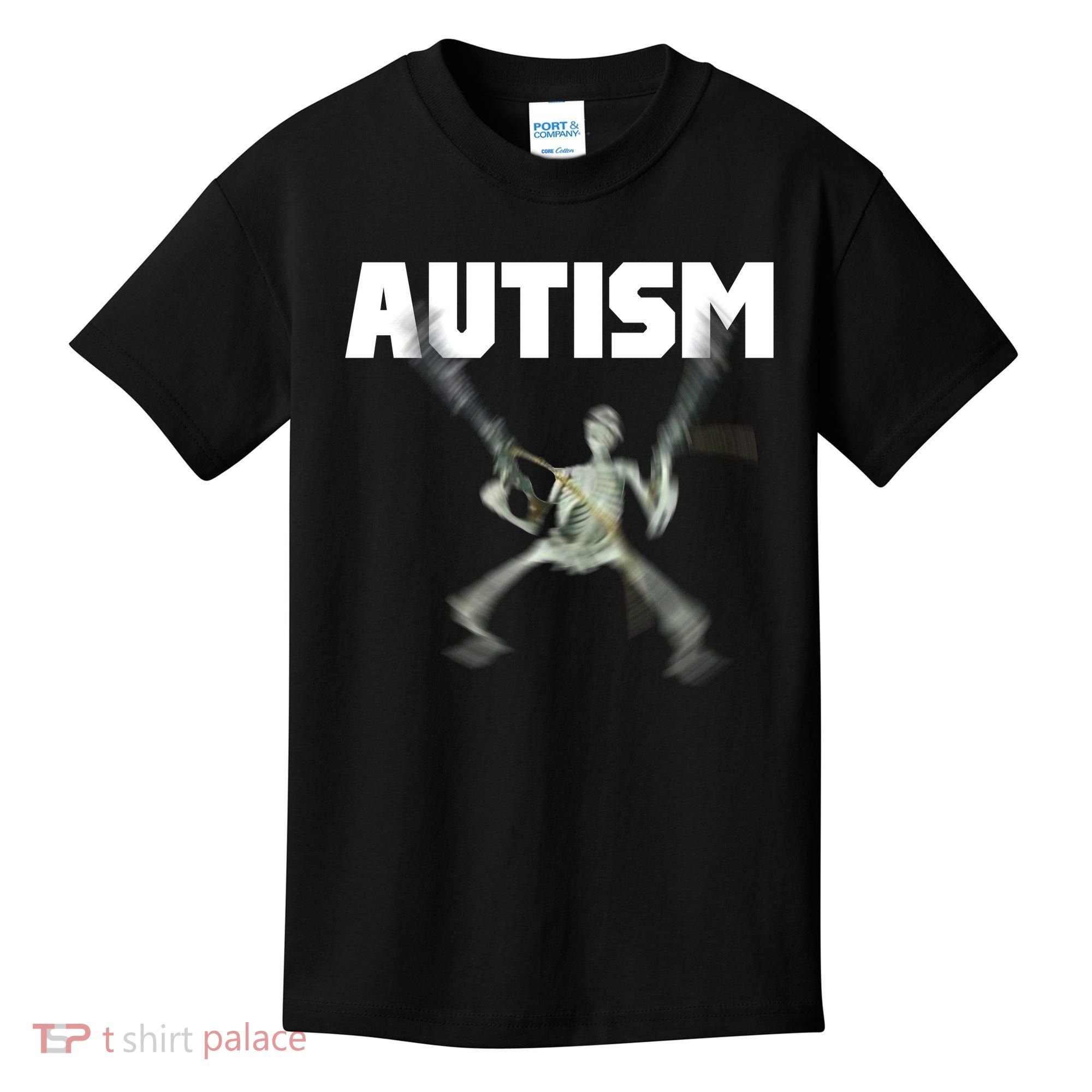 Autism Skeleton Meme Kids T-Shirt
