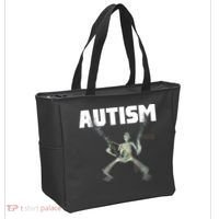 Autism Skeleton Meme Tote Bag thumb 2