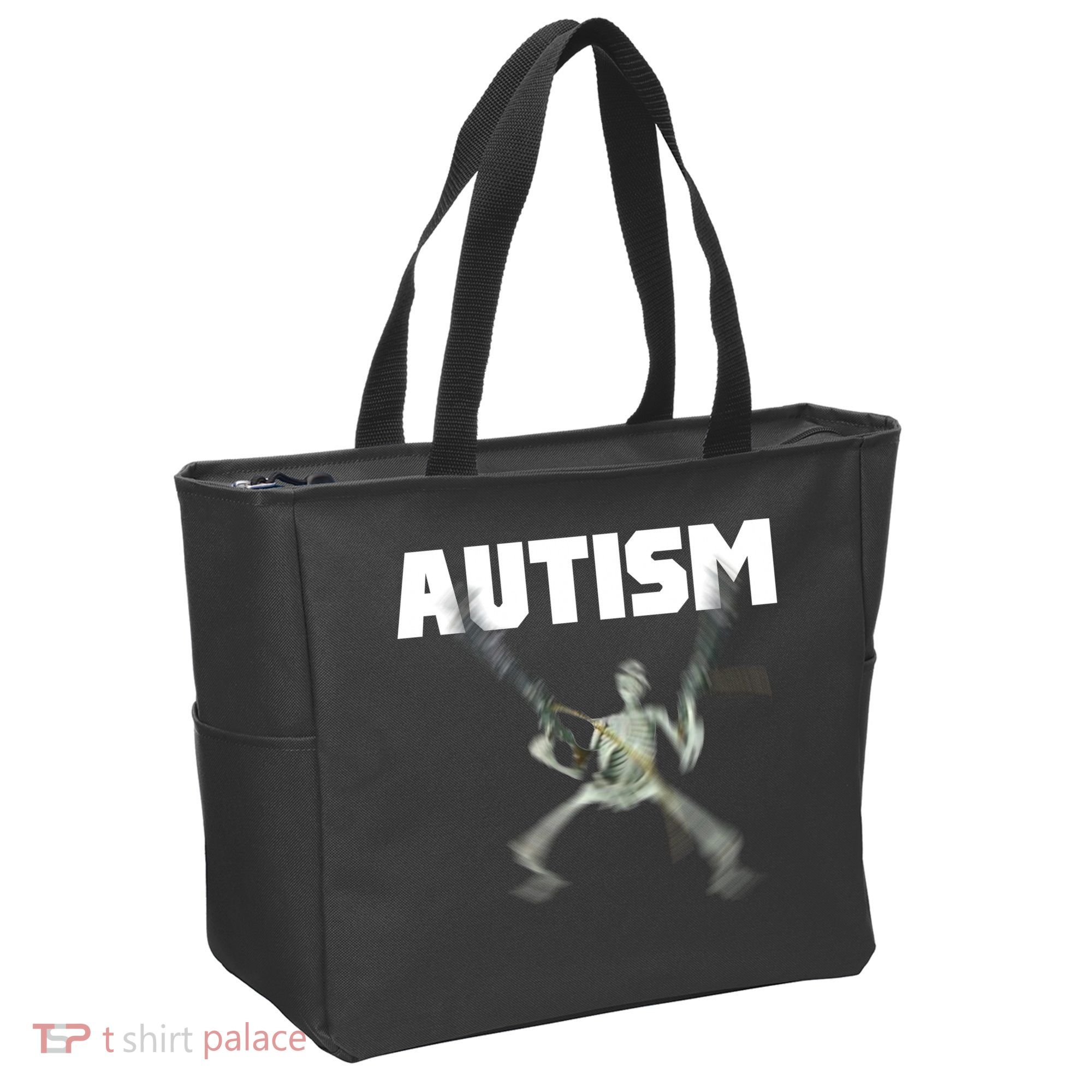 Autism Skeleton Meme Tote Bag