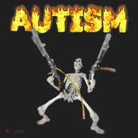 Autism Skeleton Meme Funny Tumbler thumb 3
