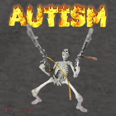 Autism Skeleton Meme Funny Vector Backpack