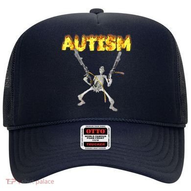 Autism Skeleton Meme Funny Hat