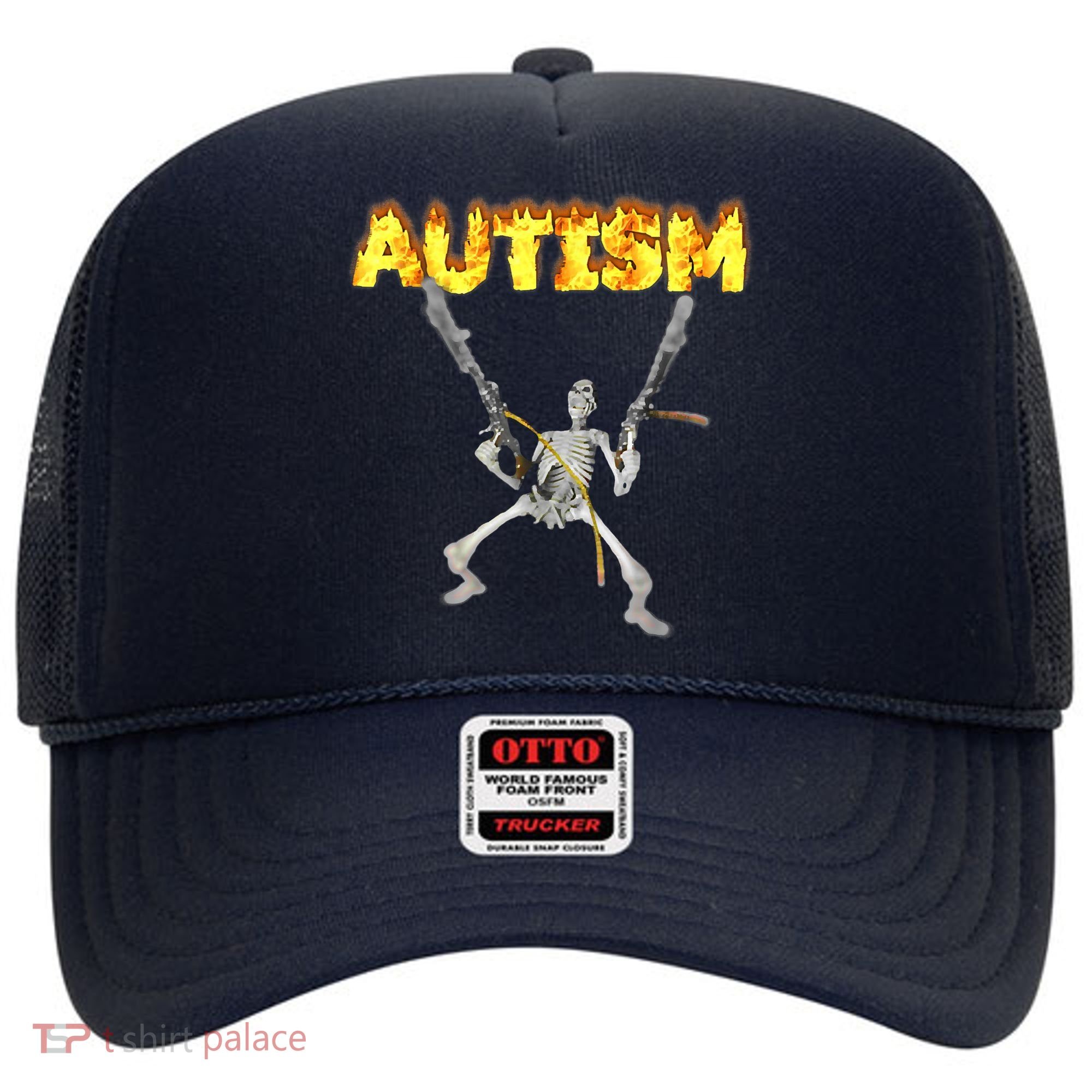 Autism Skeleton Meme Funny Hat