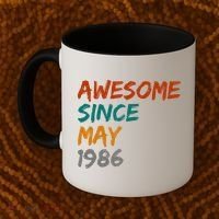 Awesome Since May 1986 Coffee Mug thumb 2