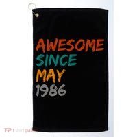 Awesome Since May 1986 Golf Towel thumb 0