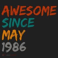 Awesome Since May 1986 Golf Towel thumb 3