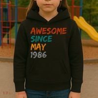 Awesome Since May 1986 Kids Hoodie thumb 3