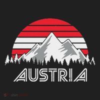 Austria öSterreich Mountains Sunset Austrian Flag Gift Tumbler thumb 3