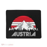 Austria öSterreich Mountains Sunset Austrian Flag Gift Mousepad thumb 0