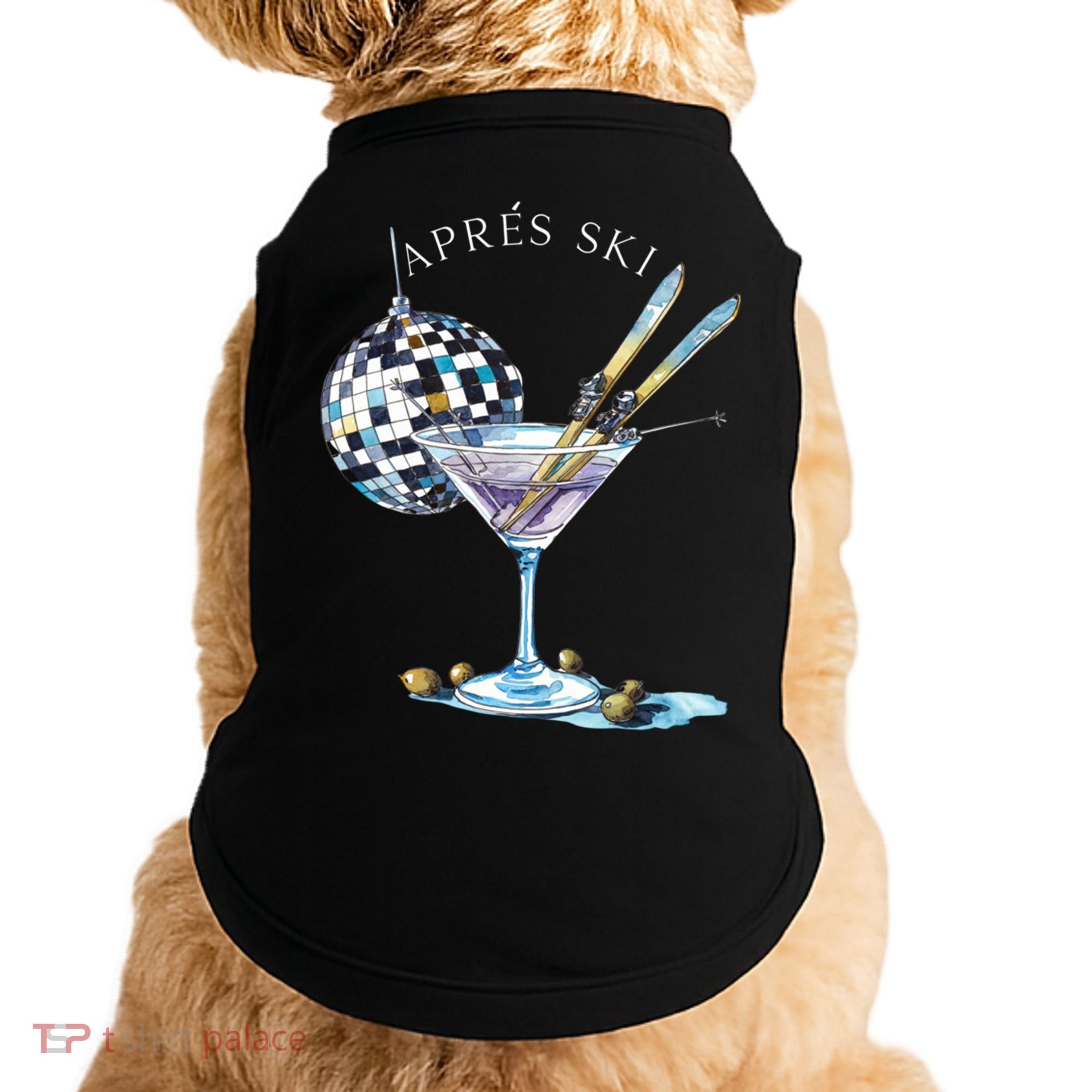 AprèS Ski Martini Winter Sport Christmas Meaningful Gift Doggie Tank