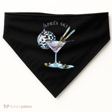 AprèS Ski Martini Winter Sport Christmas Meaningful Gift USA-Made Doggie Bandana