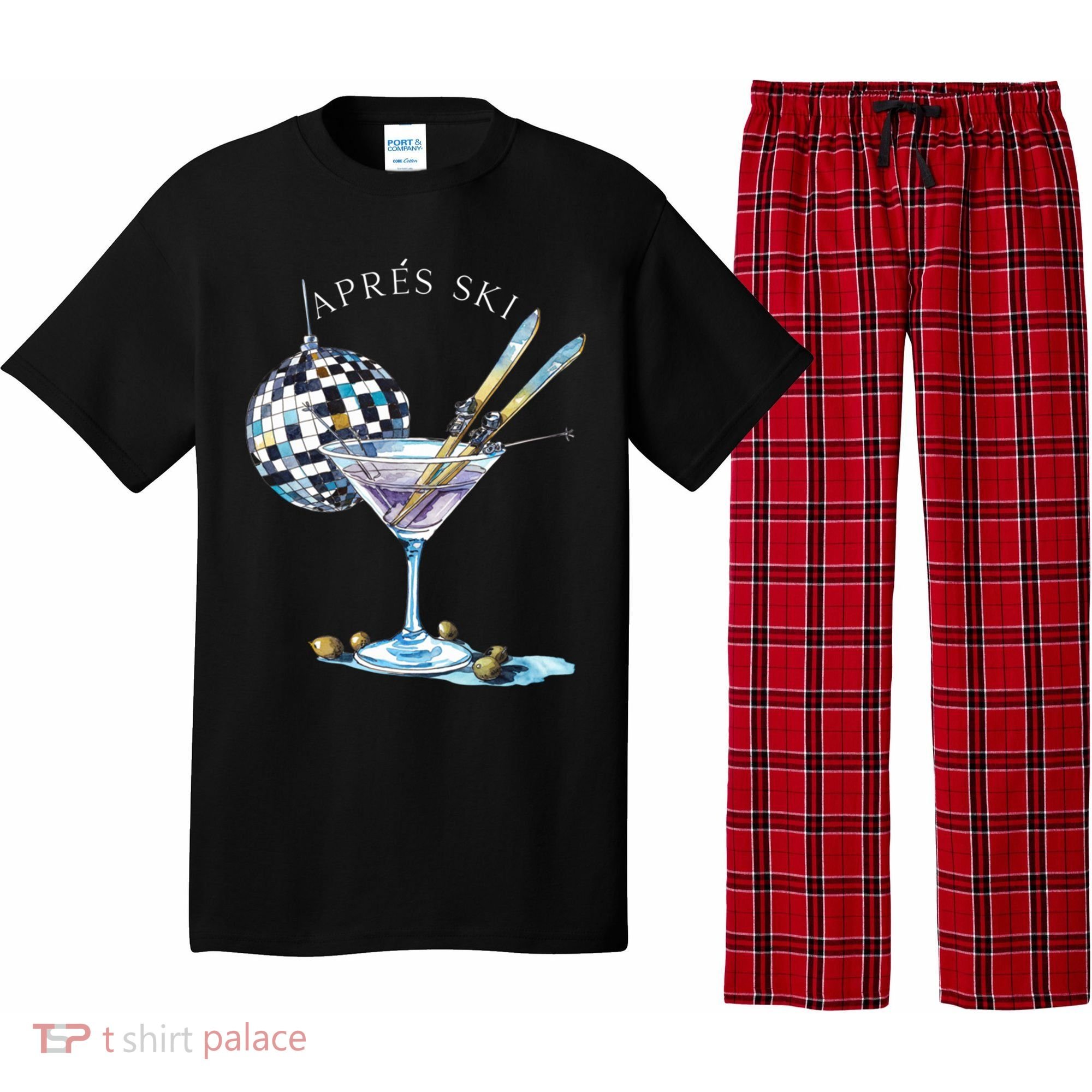 AprèS Ski Martini Winter Sport Christmas Meaningful Gift Pajama Set