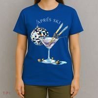AprèS Ski Martini Winter Sport Christmas Meaningful Gift T-Shirt thumb 4