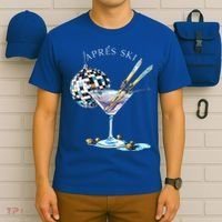AprèS Ski Martini Winter Sport Christmas Meaningful Gift T-Shirt thumb 6