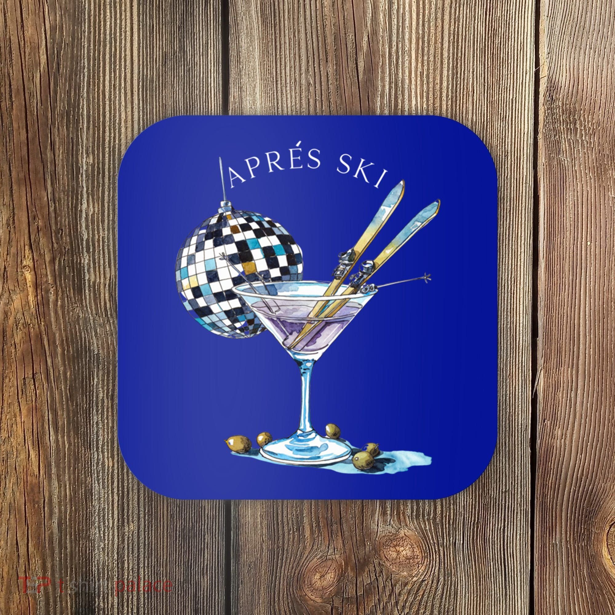 AprèS Ski Martini Winter Sport Christmas Meaningful Gift Coaster