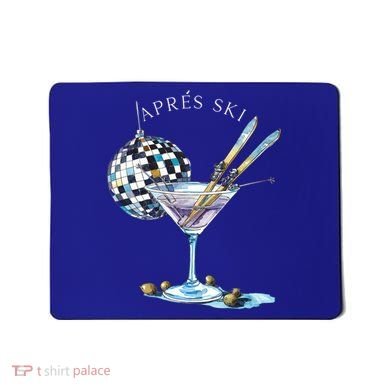 AprèS Ski Martini Winter Sport Christmas Meaningful Gift Mousepad