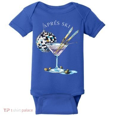 AprèS Ski Martini Winter Sport Christmas Meaningful Gift Baby Bodysuit