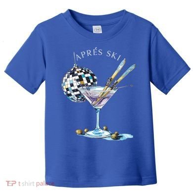 AprèS Ski Martini Winter Sport Christmas Meaningful Gift Toddler T-Shirt