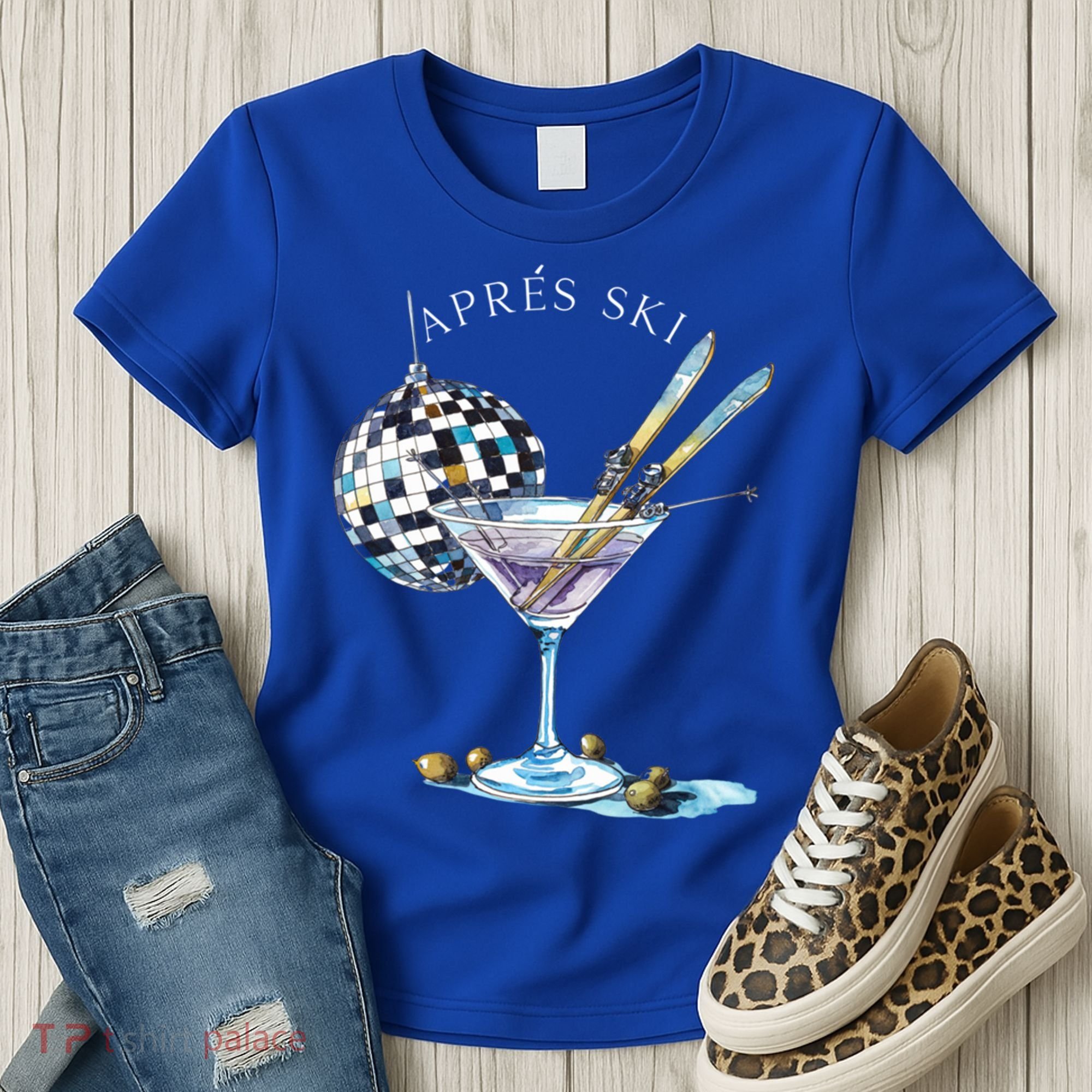 AprèS Ski Martini Winter Sport Christmas Meaningful Gift Women's T-Shirt
