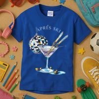 AprèS Ski Martini Winter Sport Christmas Meaningful Gift Kids T-Shirt thumb 3