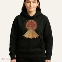 Ancient Sacred Mayan Aztec Calendar Pyramid Geometry Hoodie thumb 5