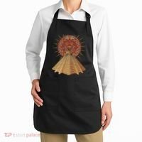 Ancient Sacred Mayan Aztec Calendar Pyramid Geometry Apron thumb 2