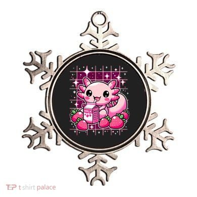 Axolotl Strawberry Milk Shake Anime Cute Kawaii Axolotl Ornament
