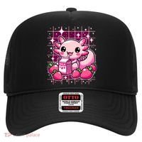 Axolotl Strawberry Milk Shake Anime Cute Kawaii Axolotl Hat thumb 0