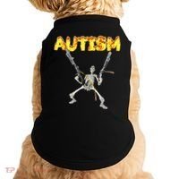 Autism Skeleton Meme Doggie Tank thumb 0
