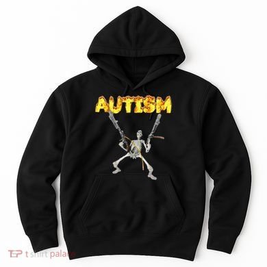 Autism Skeleton Meme Hoodie
